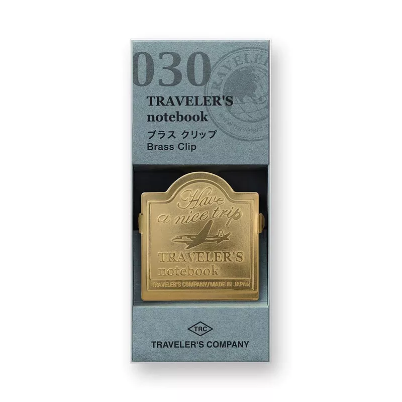 030 Brass Clip Airplane, Traveler’s Company