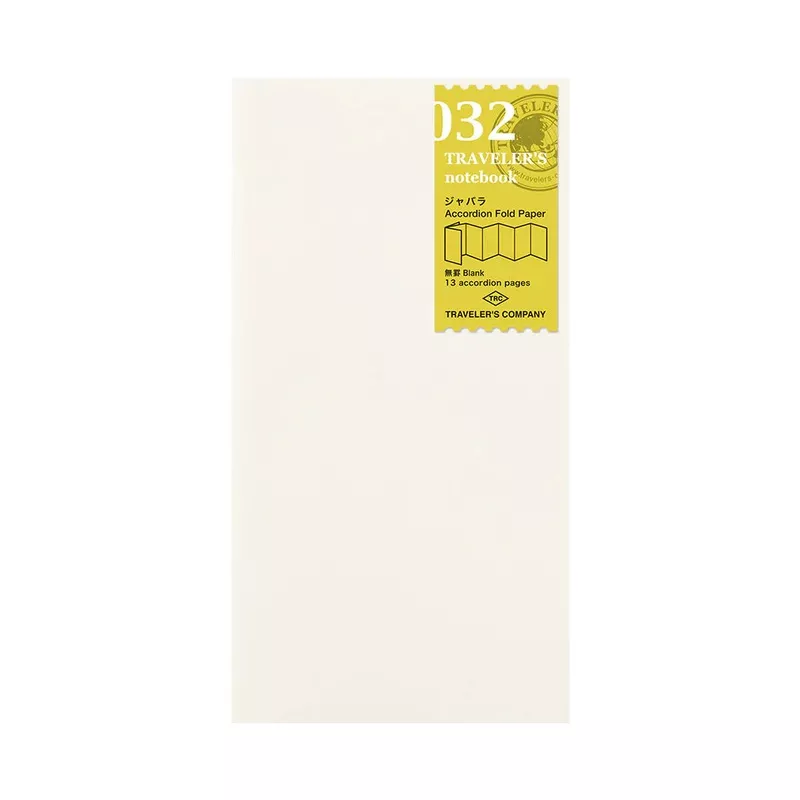 032 Accordion Fold Paper, Traveler’s Company