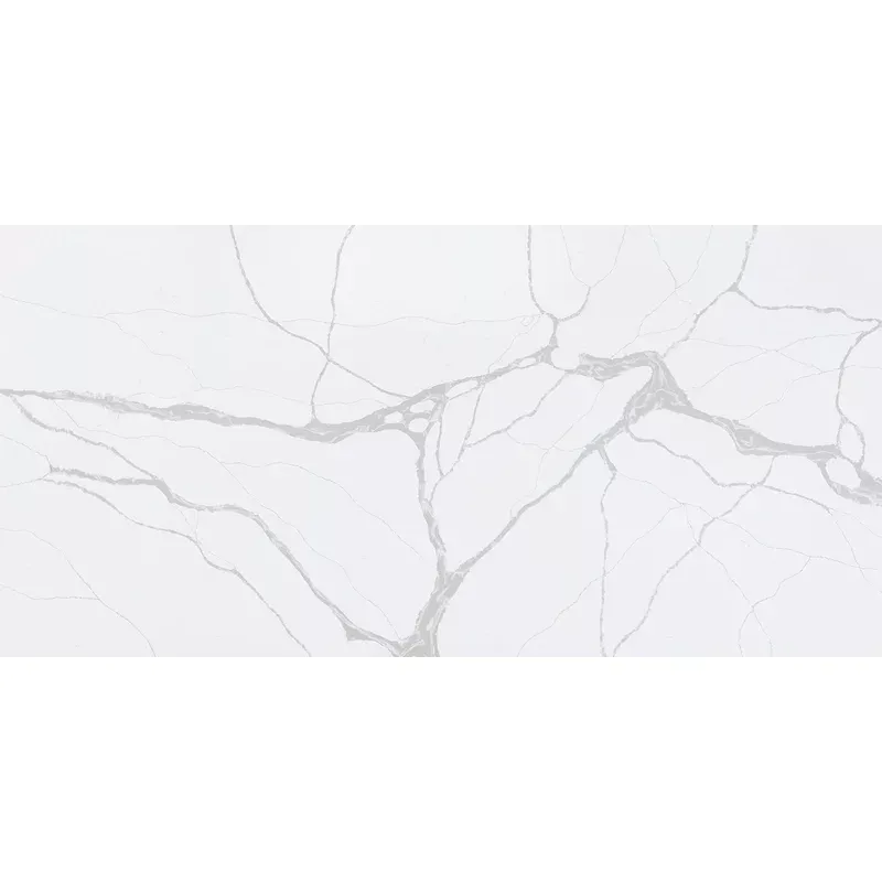 0N Sale!! 3cm Quartz 126″x 63″ Countertop – Snowfall V05