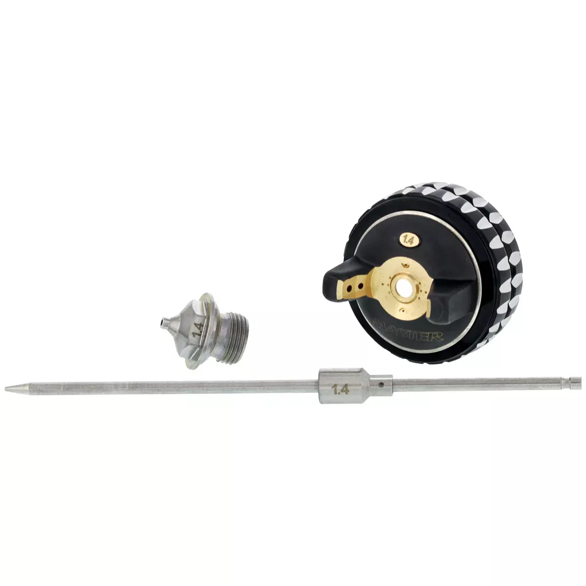 1.4 mm Needle, Fluid Nozzle and Air Cap Set Only - Fits PRO-33 High-Performance HVLP Spray Gun - Spray Automotive Paint