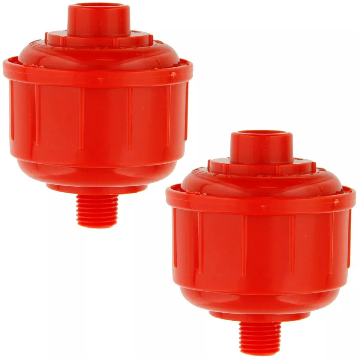 2-Pack Mini Spray Gun Filters with 1/4" Threads for Paint Sprayers and Air Tools - Inline Air/Water Filter