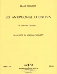 6 Antiphonal Choruses - Clarinet Quartet