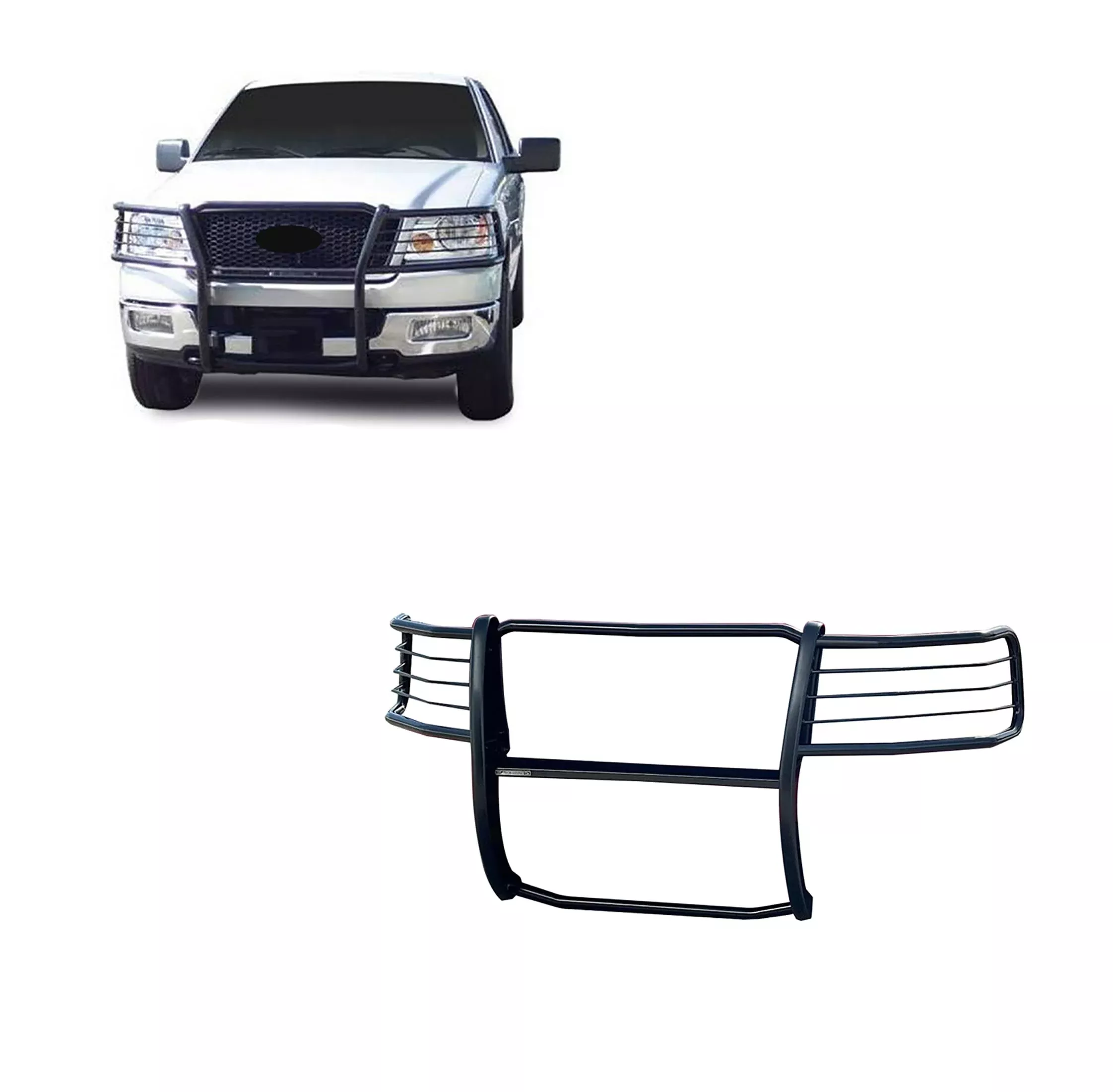 Black Horse Off Road Bumper Guard Brush 17FP28MA Modular Black Extra Large Alloy Steel Compatible with 2004-2008 Ford F-150