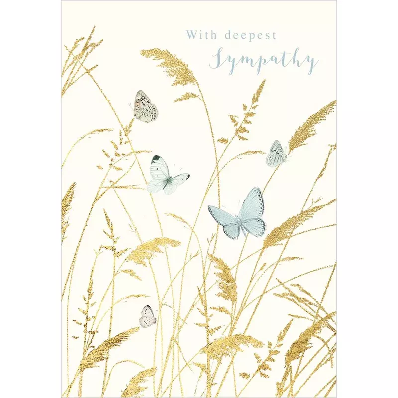 Butterflies Sympathy Greeting Card