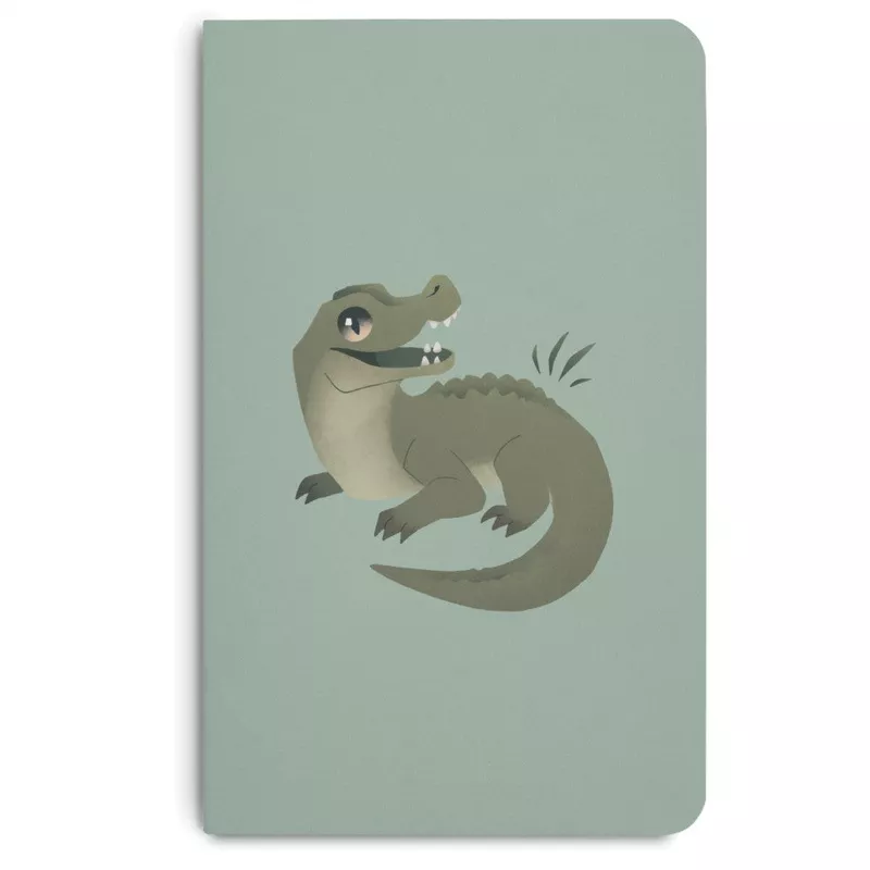 *Clearance* MEMMO Bush Buddies A6 Notebook – Casey Crocodile, Lined