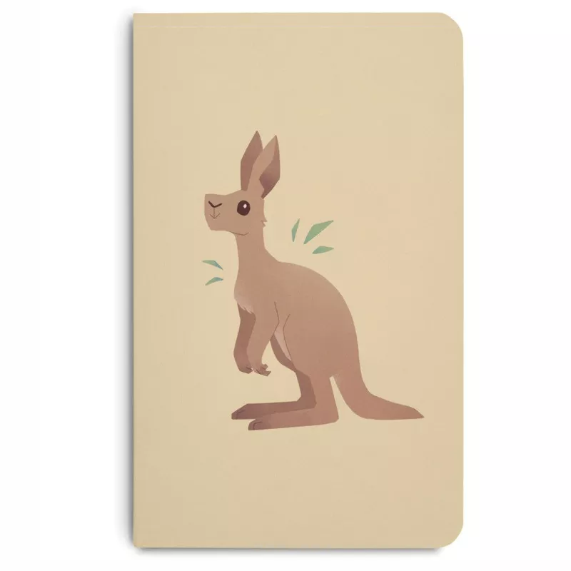 *Clearance* MEMMO Bush Buddies A6 Notebook – Kenny Kangaroo, Lined