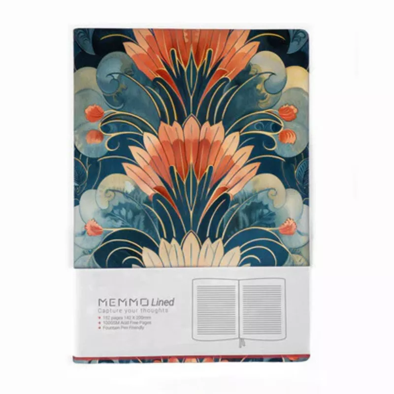 *Clearance* MEMMO Lined Notebook Gaia A5, Dryad