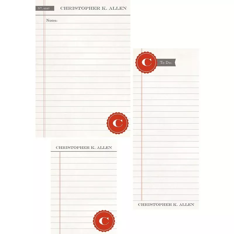 Dossier Mixed Personalized Notepads