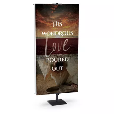 Easter Banner - Lenten Hymns Series - His Wondrous Love