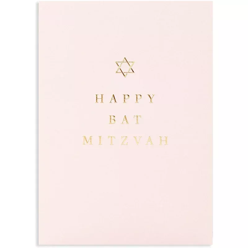 Happy Bat Mitzvah Card