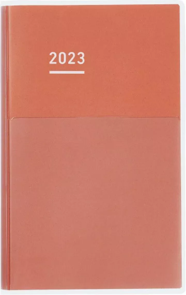 Jibun Days 2023 Planner - B6 Slim (Red)