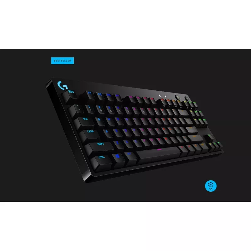 Logitech G PRO X TKL Wireless Mech Gaming Keyboard Black Internet access for Logitech G HUB Software Advanced features require Logitech G HUB