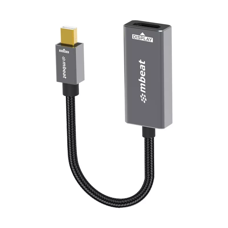 mbeat Tough Link Mini DisplayPort to HDMI AdapterSeamless ConnectivityHDMI Version: .31080p@60Hz HD display Package Weight: 42.5g