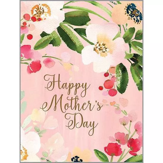 Mother’s Day card – Beautiful Mom Flowers with Scripture