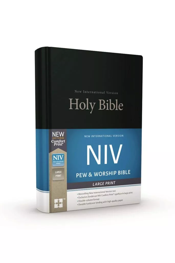 NIV, Church Bible (Pew Bible), Large Print, Hardcover