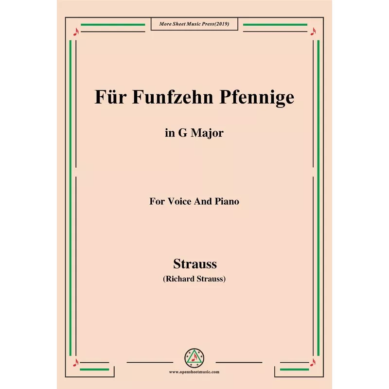 Richard Strauss-Fr Funfzehn Pfennige