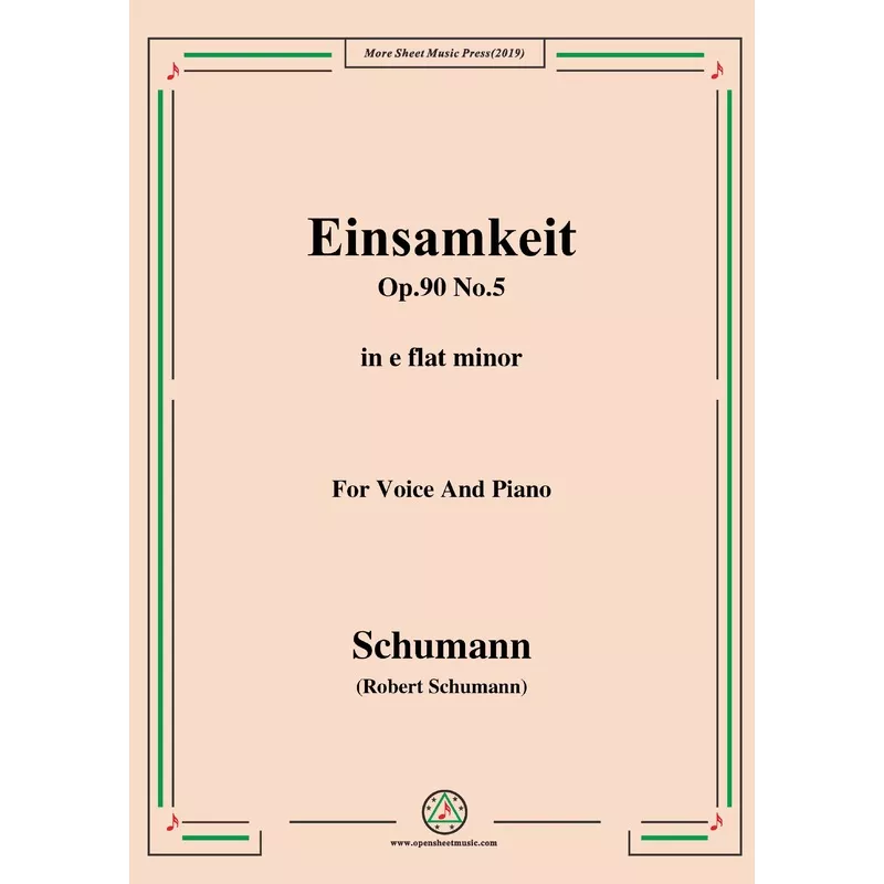 Schumann-Einsamkeit,Op.90 No.5
