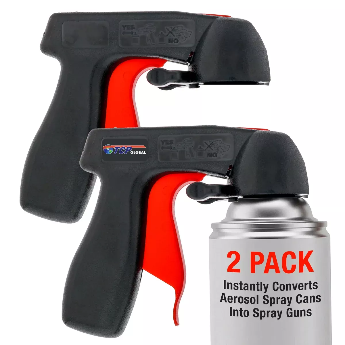 TCP Global - Aerosol Spray Can Trigger Handle - Pack of 2