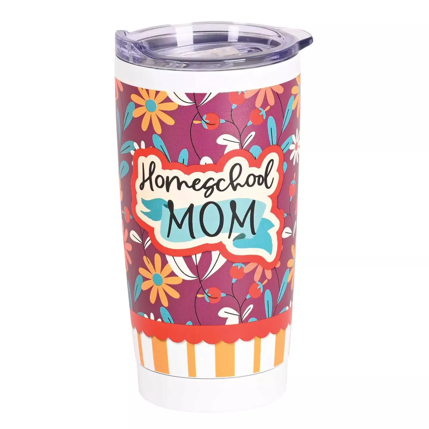 Tumbler – Homeschool Mom – White