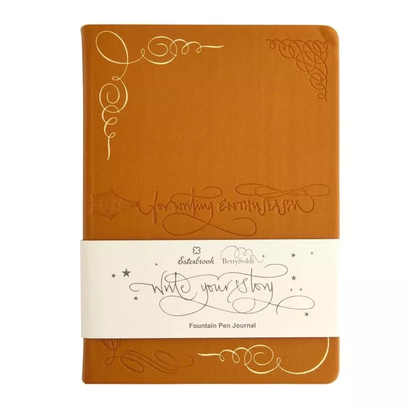 "Write Your Story" A5 Journal - Camel (Dot Grid)