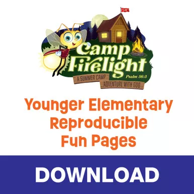 Younger Elem Reproducible Fun Pages (Grades Preschool - 2)+ Download - Camp Firelight VBS 2024 by Cokesbury