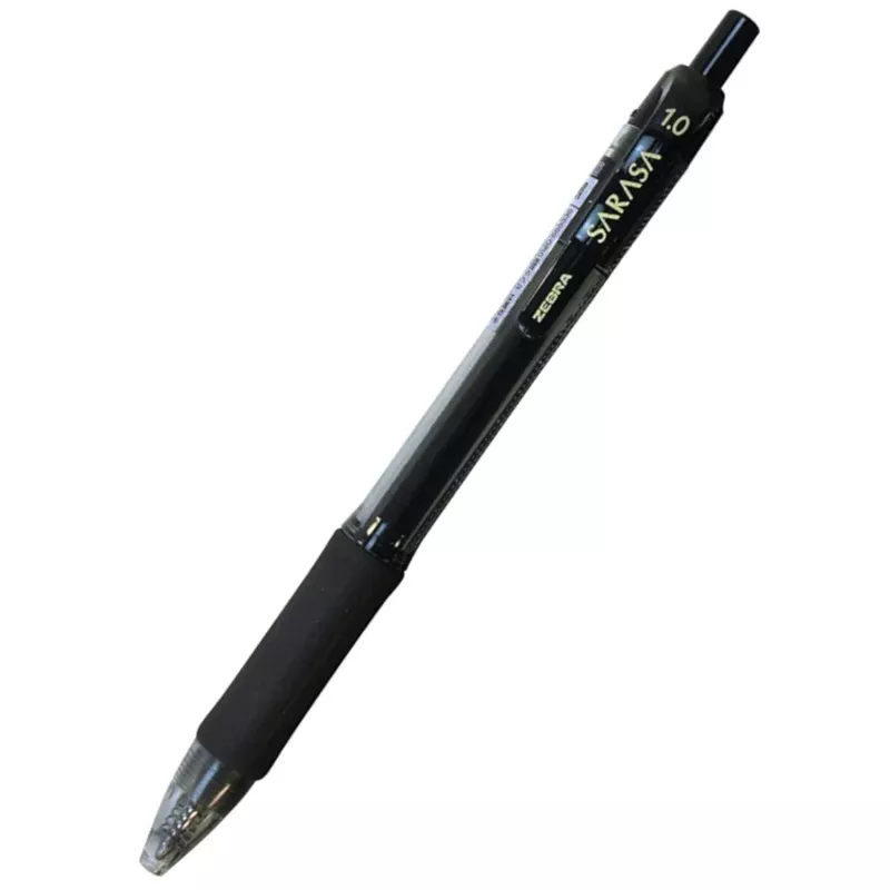 Zebra Sarasa Clip Gel 1.0mm Black Rollerball Pen