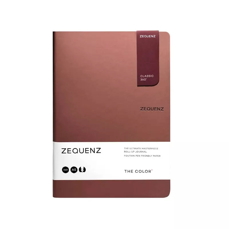 Zequenz Color Notebook, Terra- A5, Squared